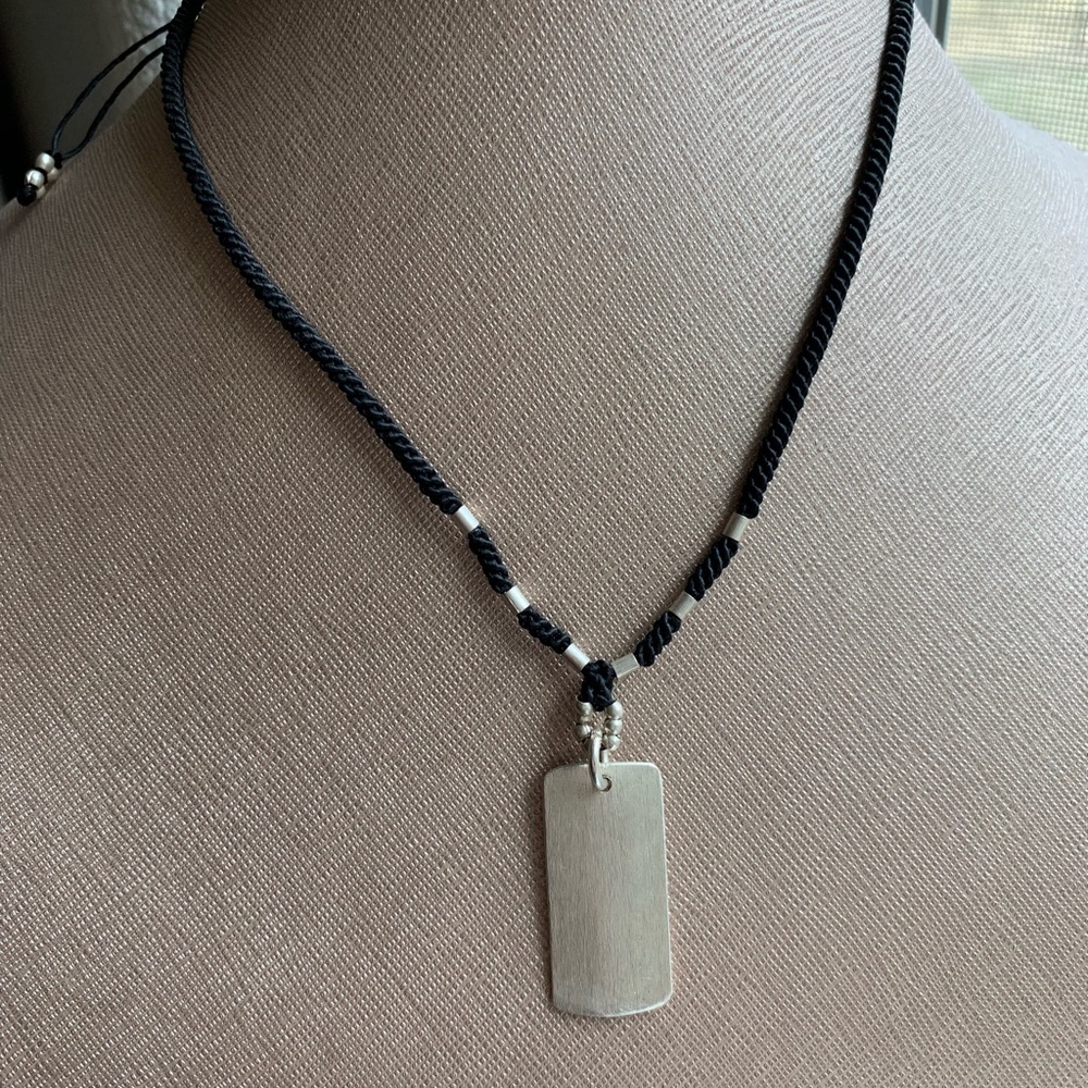 Baroni Silver Pendant Necklace